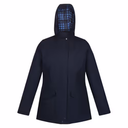 Regatta - Veste imperméable BRIGIDA - Femme (Bleu marine À carreaux)