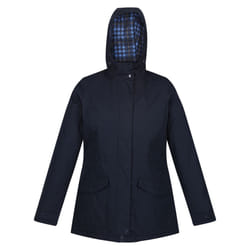 Regatta - Veste imperméable BRIGIDA - Femme (Bleu marine À carreaux)
