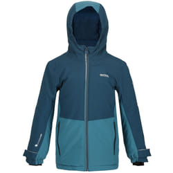 Regatta - Veste imperméable HIGHTON - Enfant (Bleu sarcelle sombre / Libellule)