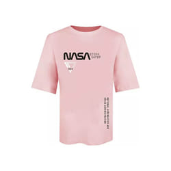 NASA - T-shirt - Femme (Rose pâle)