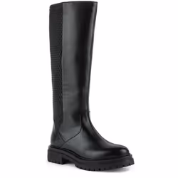Geox - Bottes hauteur genoux D IRIDEA J - Femme (Noir)