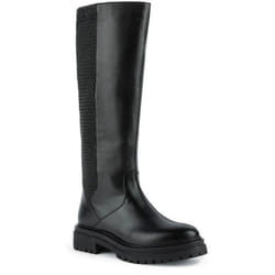 Geox - Bottes hauteur genoux D IRIDEA J - Femme (Noir)