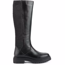 Geox - Bottes hauteur genoux D IRIDEA J - Femme (Noir)