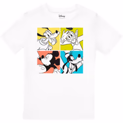 Disney - T-shirt - Garçon (Blanc)