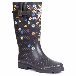 Trespass - Bottes de pluie SAMIRA - Femme (Noir)