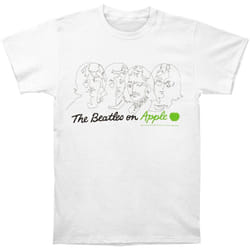 The Beatles - T-shirt ON APPLE - Adulte (Blanc)