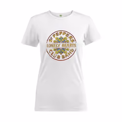 The Beatles - T-shirt SGT PEPPER - Femme (Blanc)
