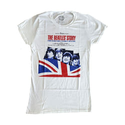 The Beatles - T-shirt STORY - Femme (Blanc)