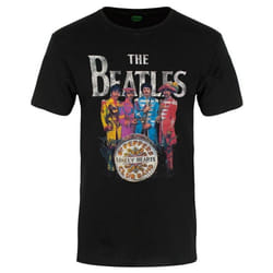 The Beatles - T-shirt SGT PEPPER - Adulte (Noir)