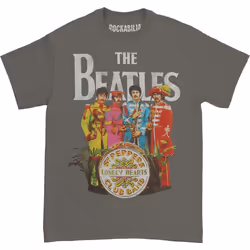 The Beatles - T-shirt SGT PEPPER - Adulte (Gris)