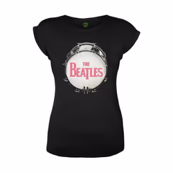 The Beatles - T-shirt - Femme (Noir)
