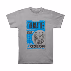 The Beatles - T-shirt ODEON - Adulte (Gris)