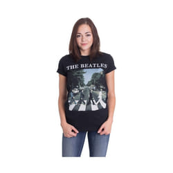 The Beatles - T-shirt - Femme (Noir)