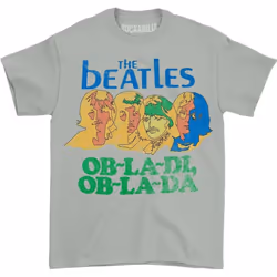 The Beatles - T-shirt OB-LA-DI - Adulte (Gris)