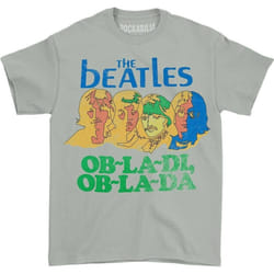 The Beatles - T-shirt OB-LA-DI - Adulte (Gris)