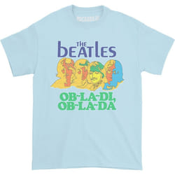 The Beatles - T-shirt OB-LA-DI - Adulte (Bleu pâle)