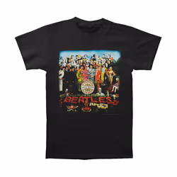 The Beatles - T-shirt SGT PEPPER - Adulte (Noir)