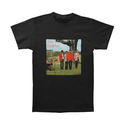 The Beatles - T-shirt STRAWBERRY FIELDS FOREVER - Adulte (Noir)