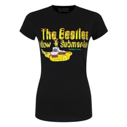 The Beatles - T-shirt YELLOW SUBMARINE NOTHING IS REAL - Femme (Noir)