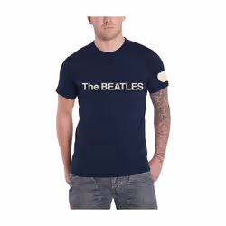 The Beatles - T-shirt - Adulte (Bleu marine)