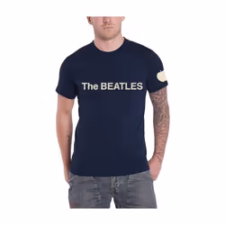 The Beatles - T-shirt - Adulte (Bleu marine)