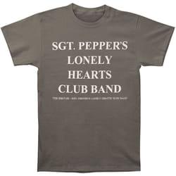 The Beatles - T-shirt SGT PEPPERS LONELY HEARTS CLUB BAND - Adulte (Gris charbon)