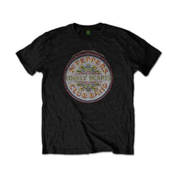 The Beatles - T-shirt ORIGINAL PEPPER - Adulte (Noir)