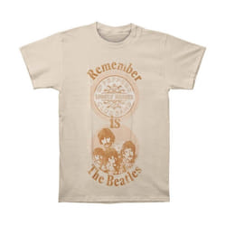 The Beatles - T-shirt REMEMBER - Adulte (Sable)