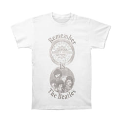 The Beatles - T-shirt REMEMBER - Adulte (Blanc)