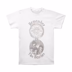 The Beatles - T-shirt REMEMBER - Adulte (Blanc)