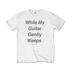 The Beatles - T-shirt MY GUITAR GENTLY WEEPS - Adulte (Blanc)