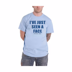 The Beatles - T-shirt I´VE JUST SEEN A FACE - Adulte (Bleu clair)