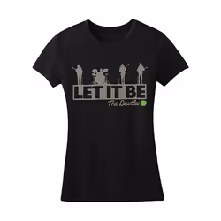 The Beatles - T-shirt - Femme (Noir)
