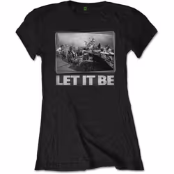 The Beatles - T-shirt LET IT BE STUDIO - Femme (Noir)