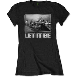 The Beatles - T-shirt LET IT BE STUDIO - Femme (Noir)