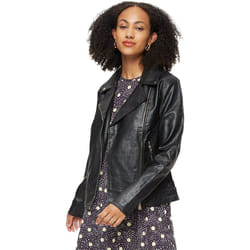 Dorothy Perkins - Veste motard - Femme (Noir)