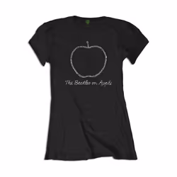 The Beatles - T-shirt ON APPLE - Femme (Noir)