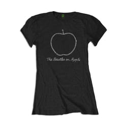The Beatles - T-shirt ON APPLE - Femme (Noir)