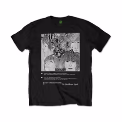 The Beatles - T-shirt REVOLVER TRACK - Adulte (Noir)