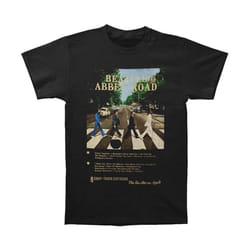 The Beatles - T-shirt TRACK - Adulte (Noir)