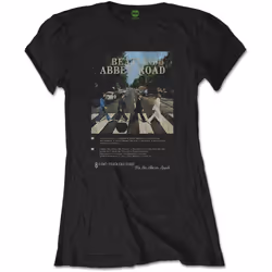 The Beatles - T-shirt TRACK - Femme (Noir)