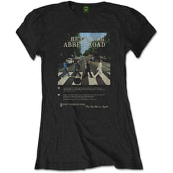 The Beatles - T-shirt TRACK - Femme (Noir)