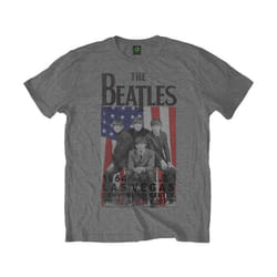 The Beatles - T-shirt LAS VEGAS - Adulte (Gris)