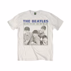 The Beatles - T-shirt YOU CAN´T DO THAT - Adulte (Blanc)
