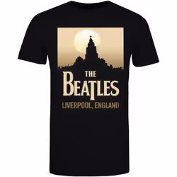 The Beatles - T-shirt LIVERPOOL, ENGLAND - Femme (Noir)