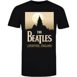 The Beatles - T-shirt LIVERPOOL, ENGLAND - Femme (Noir)