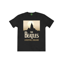 The Beatles - T-shirt LIVERPOOL, ENGLAND - Adulte (Noir)