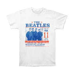 The Beatles - T-shirt WASHINGTON COLISEUM - Adulte (Blanc)