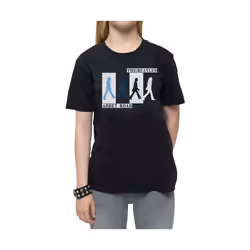 The Beatles - T-shirt COLOURS CROSSING - Femme (Noir)