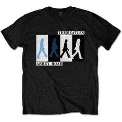 The Beatles - T-shirt COLOURS CROSSING - Adulte (Noir)